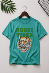 Gucci Tiger-sage green shirt