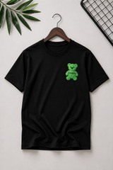 Gratitude Bear Pocket Tee – Black