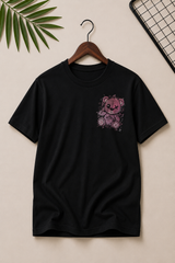 Midnight Bear Graphic Tee – Black