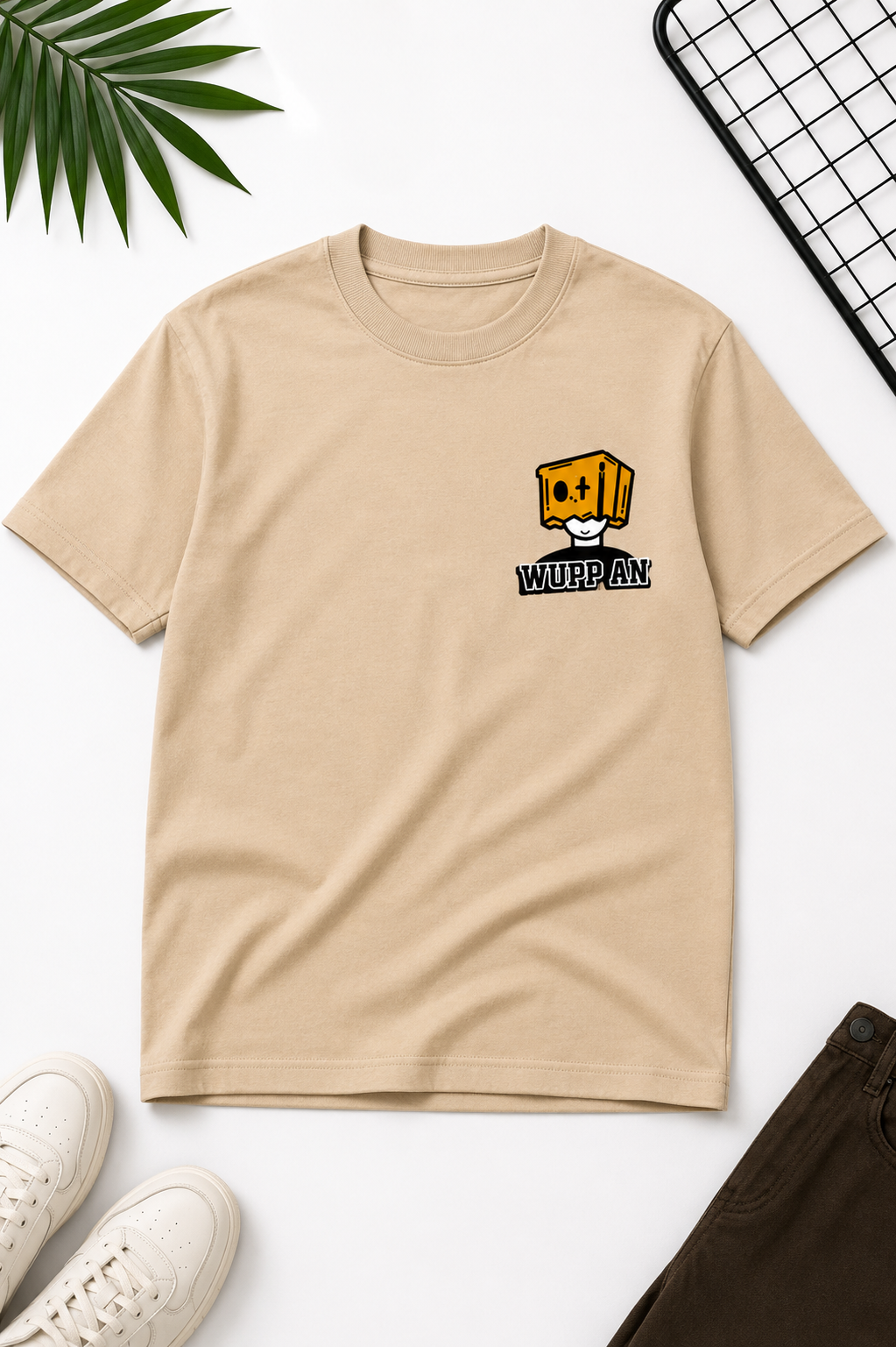 Wauu An - Beige shirt