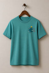 Dino-sage green shirt