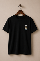 rabbit-Black shirt