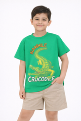 Kids Soft Cotton Alligator T Shirt