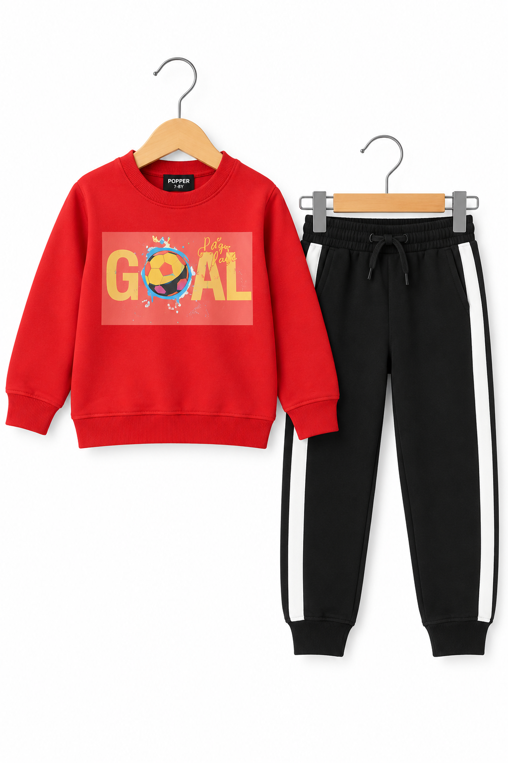 Red Goal printed Track suit