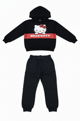 Hello Kitty Kids' Black Tracksuit Set