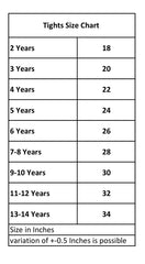 Girls Soft Cotton White Lycra Tight