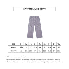 Kids' Lavender Cargo Pants