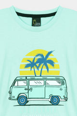 Tropical Van Graphic Kids T-Shirt