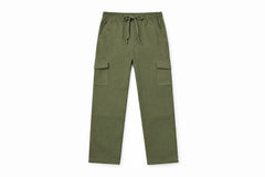 Kids Olive Green Cargo Trouser
